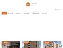 Tablet Screenshot of constructoramade.com